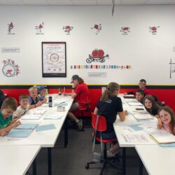 Mathnasium students hard at work, even during the summer!